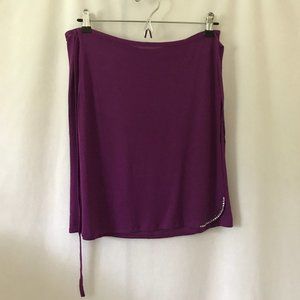 Anna Club by La Perla Magenta Wrap Skirt